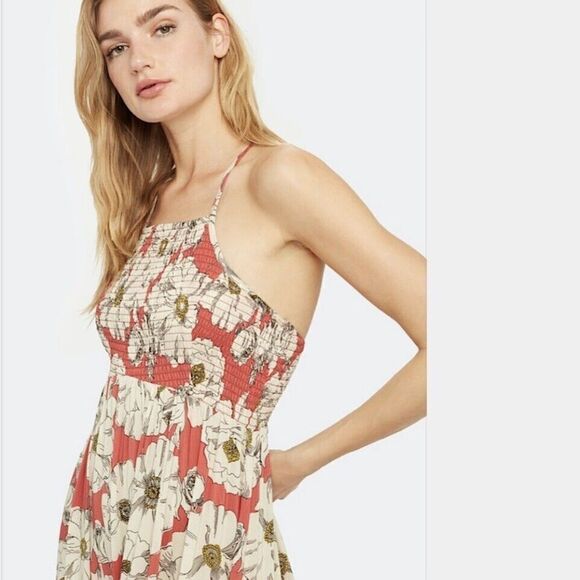 Free People Intimately Heatwave Sunset Combo Maxi Slip Dress Sz XS - Picture 2 of 10